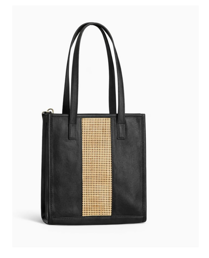 Ibiza – Sac cuir & cannage